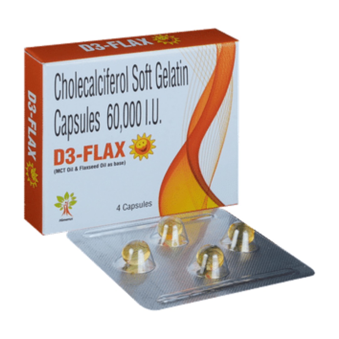 Flax D3 60 K Capsule